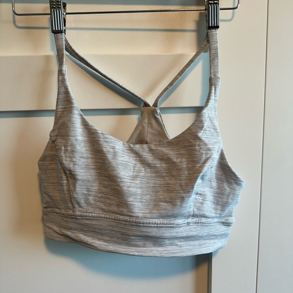 Lululemon (worn once) sports bra. Size 8